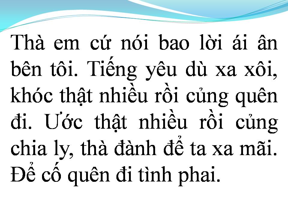 Lời bài hát QUAY LẠI TỪ NƠI BẮT ĐẦU