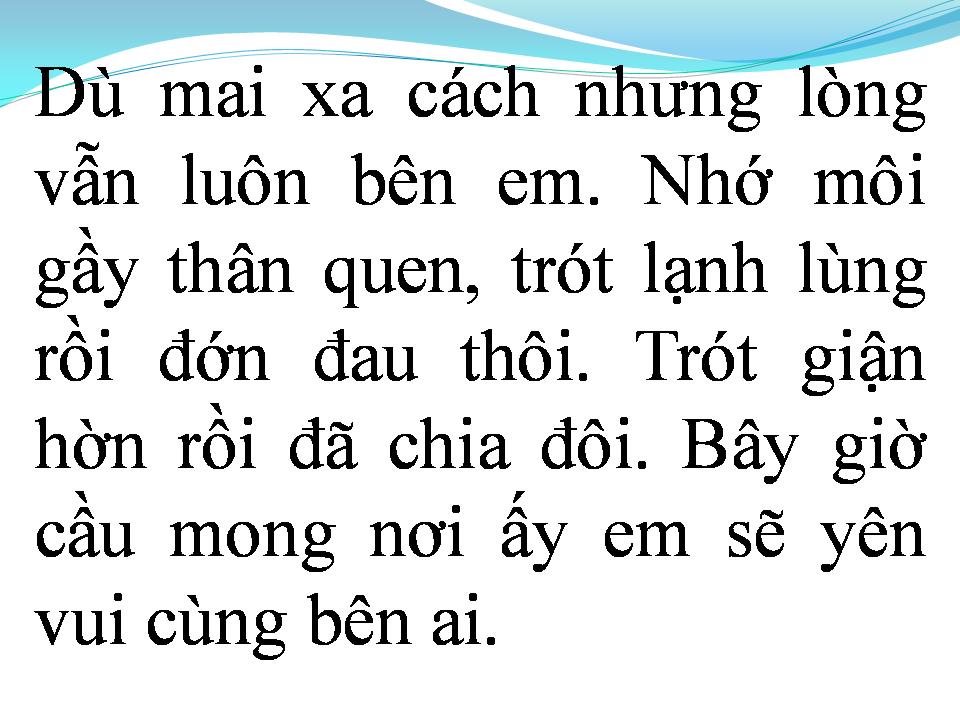 Lời bài hát QUAY LẠI TỪ NƠI BẮT ĐẦU