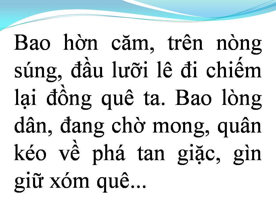 Lời bài hát QUÊ EM MIỀN TRUNG DU