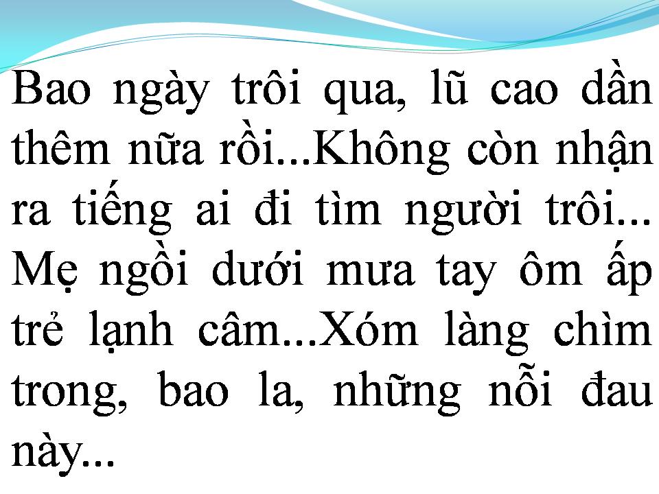 Lời bài hát QUÊ EM MÙA NƯỚC LŨ
