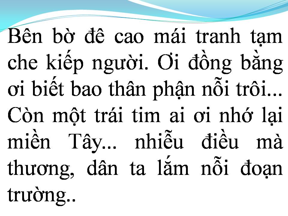 Lời bài hát QUÊ EM MÙA NƯỚC LŨ