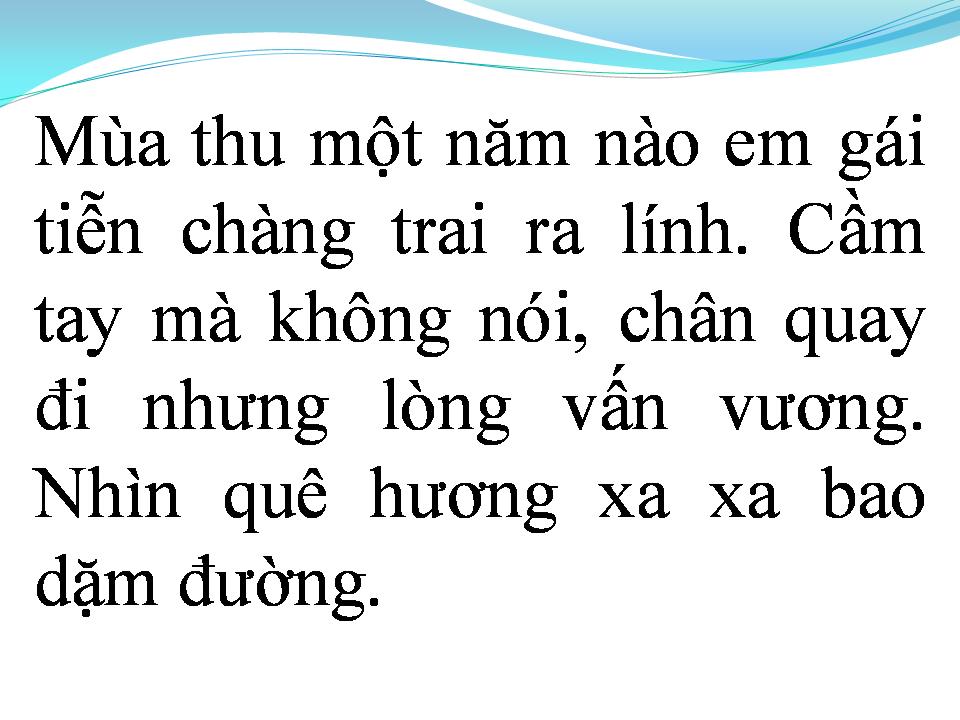 Lời bài hát QUÊ HƯƠNG ANH BỘ ĐỘI