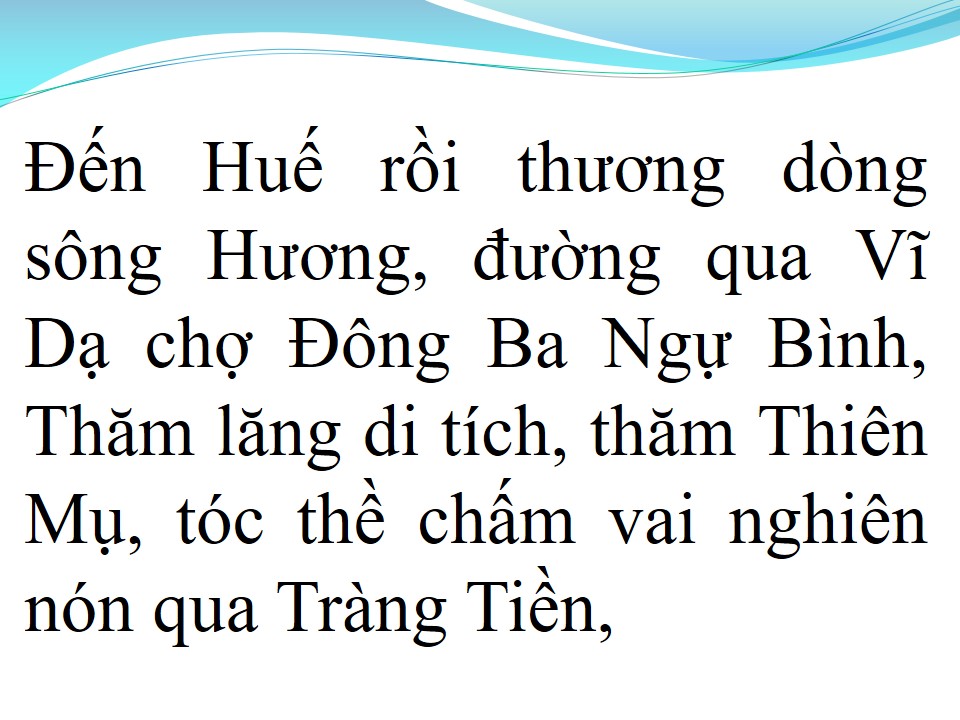 Lời bài hát QUÊ HƯƠNG BA MIỀN