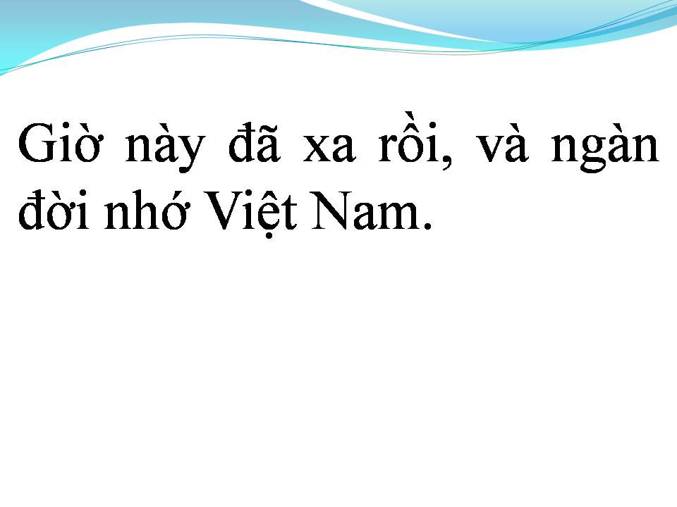 Lời bài hát QUÊ HƯƠNG BỎ LẠI