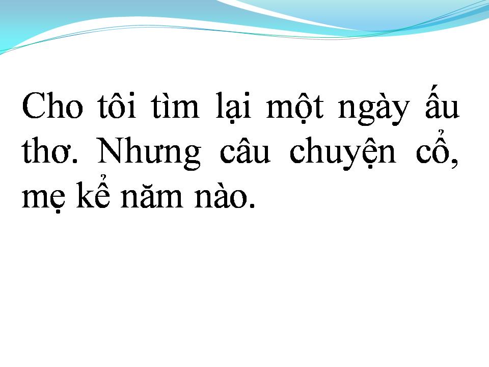Lời bài hát QUÊ HƯƠNG TUỔI THƠ TÔI