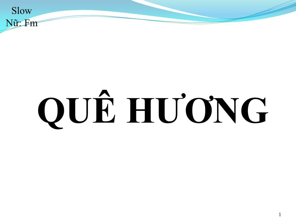 Lời bài hát QUÊ HƯƠNG