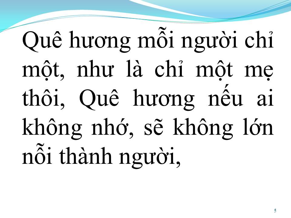Lời bài hát QUÊ HƯƠNG