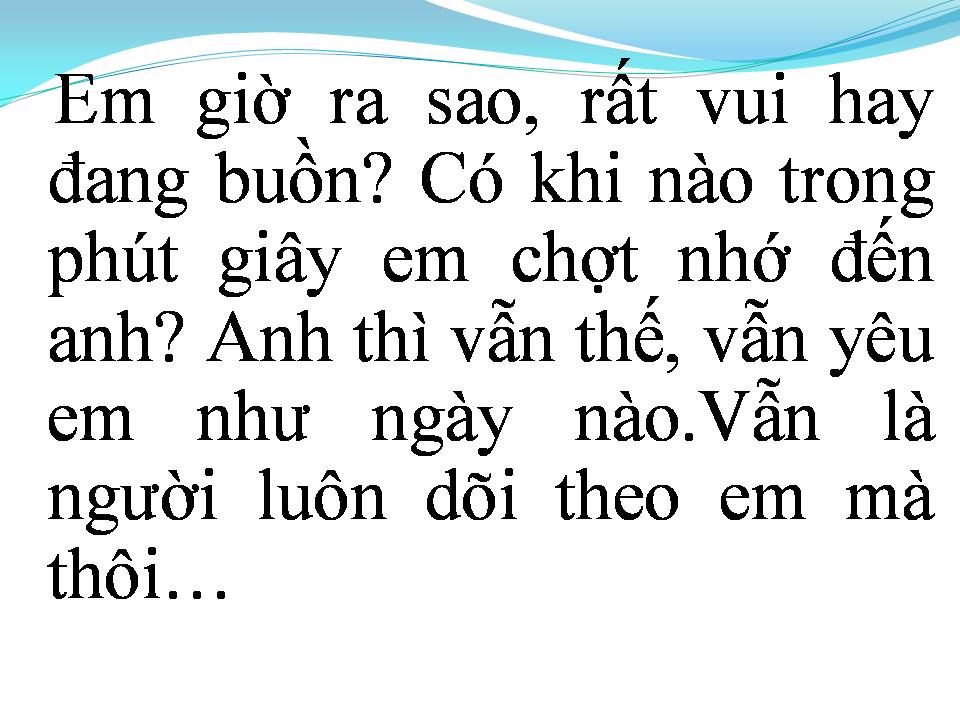 Lời bài hát QUÊN