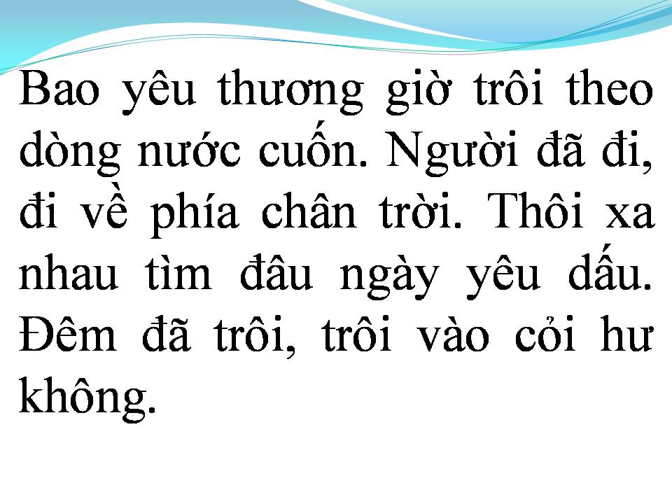 Lời bài hát QUÊN ĐI CUỘC TÌNH