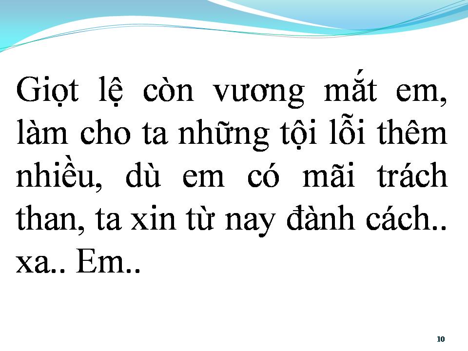 Lời bài hát QUÊN ĐI TÌNH YÊU CŨ