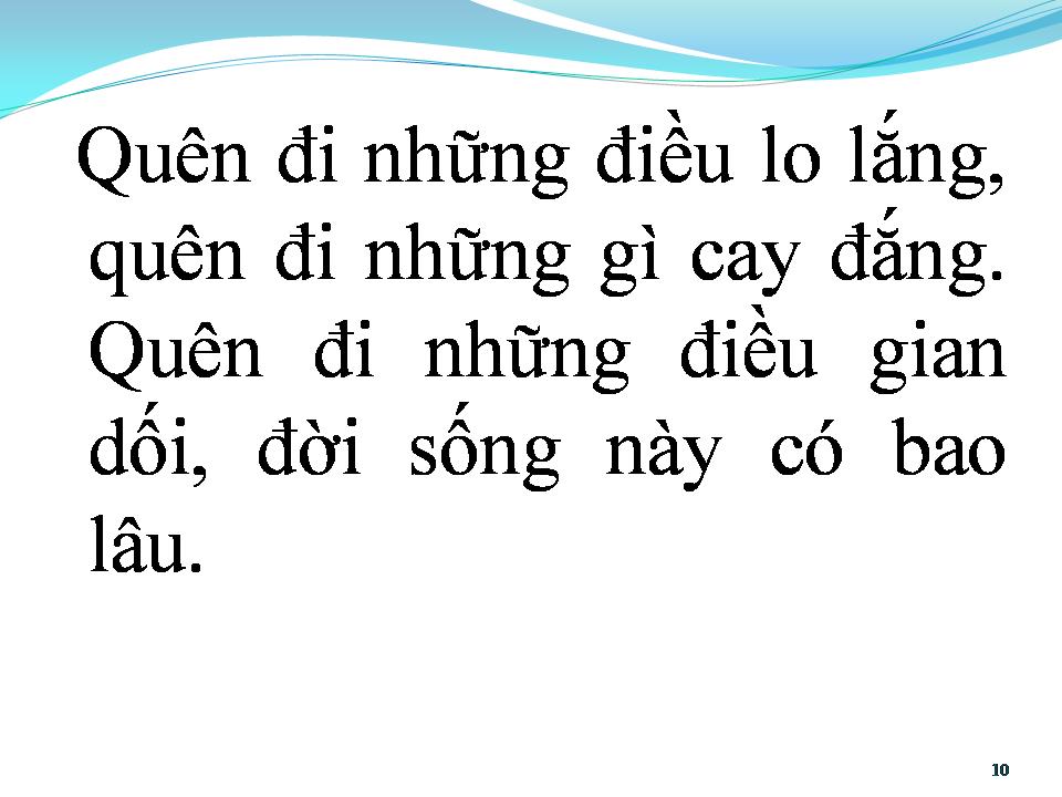 Lời bài hát QUÊN ĐI