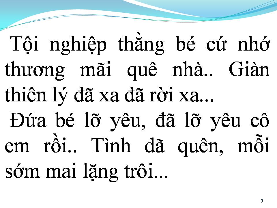 Lời bài hát ÔI GIÀN THIÊN LÝ ĐÃ XA