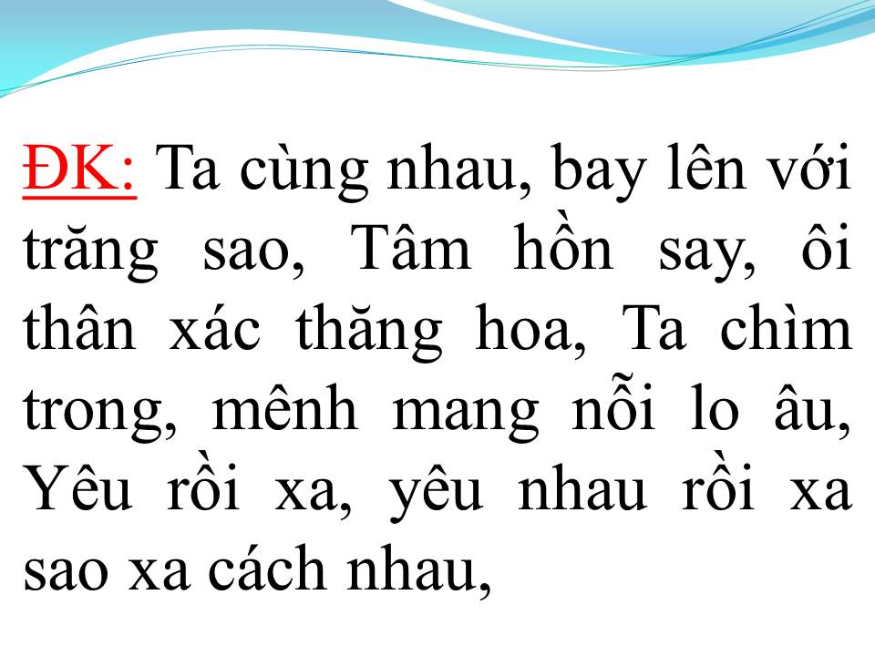 Lời bài hát ÔI TÌNH YÊU