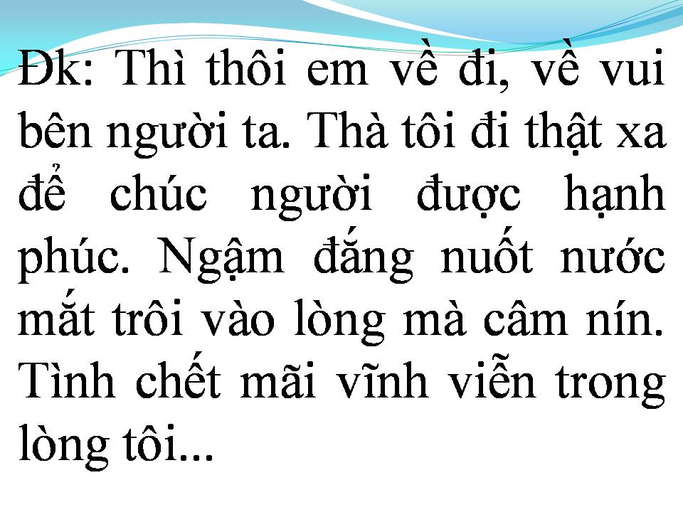 Lời bài hát OK EM VỀ ĐI