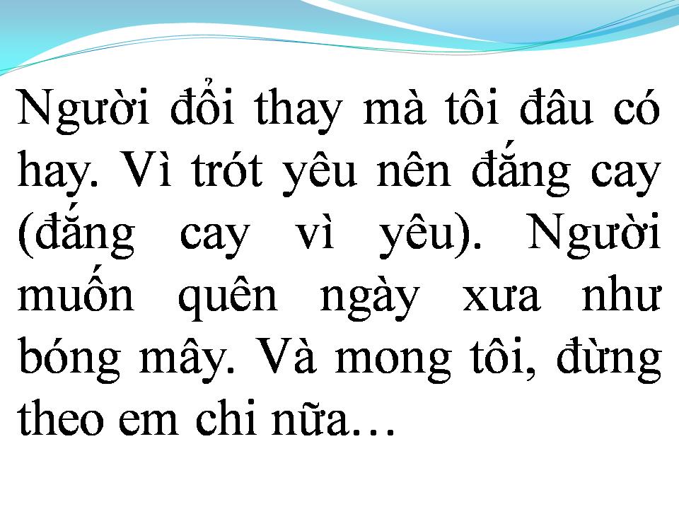 Lời bài hát OK MÌNH CHIA TAY