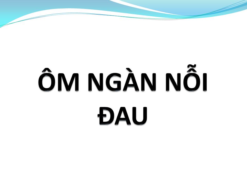 Lời bài hát ÔM NGÀN NỖI ĐAU
