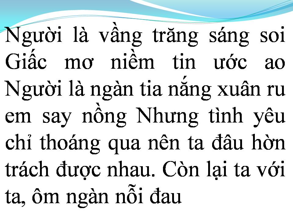 Lời bài hát ÔM NGÀN NỖI ĐAU