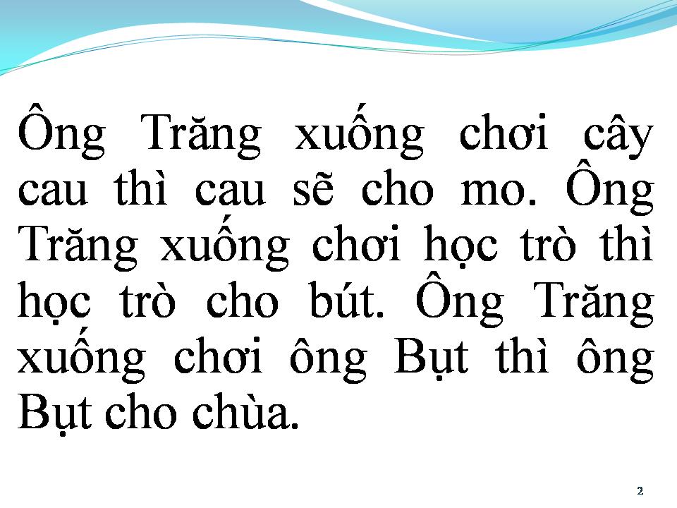 Lời bài hát ÔNG TRĂNG XUỐNG CHƠI 