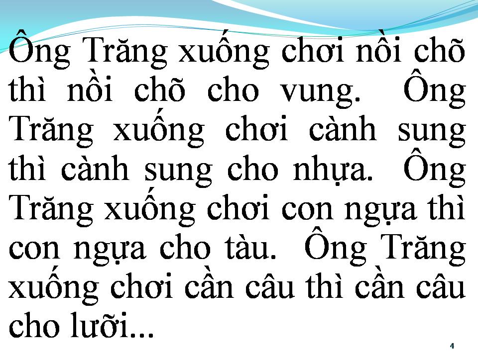 Lời bài hát ÔNG TRĂNG XUỐNG CHƠI 