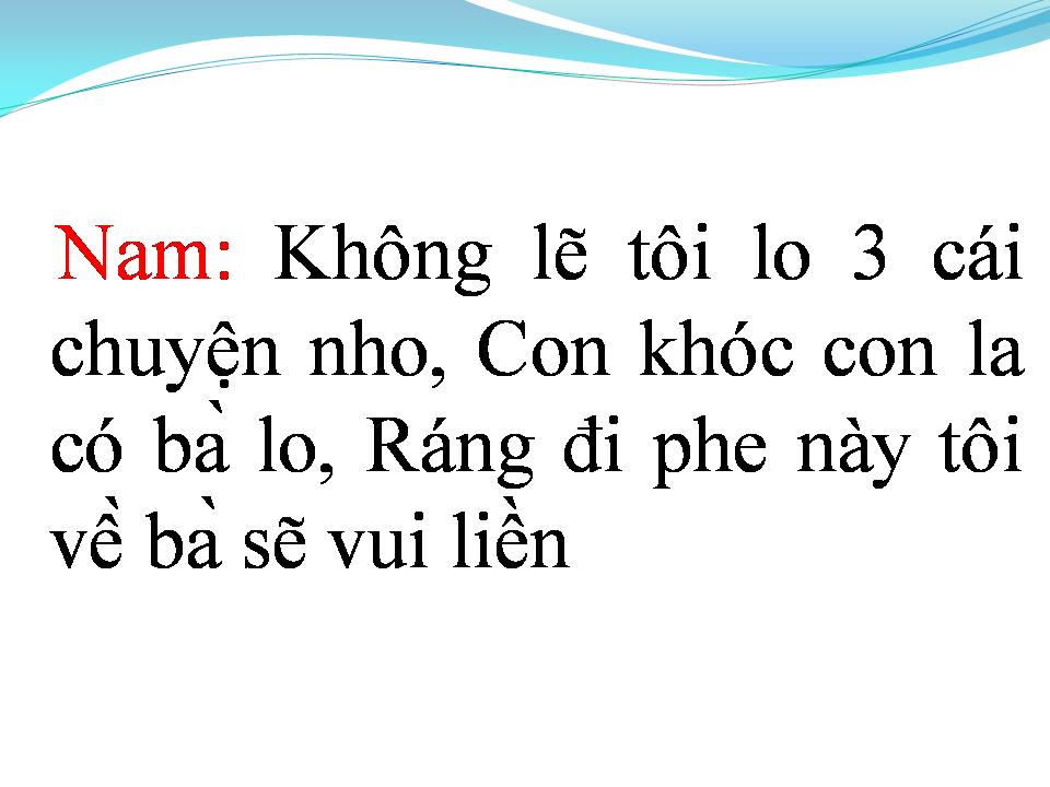 Lời bài hát ÔNG XÃ NHÀ TUI