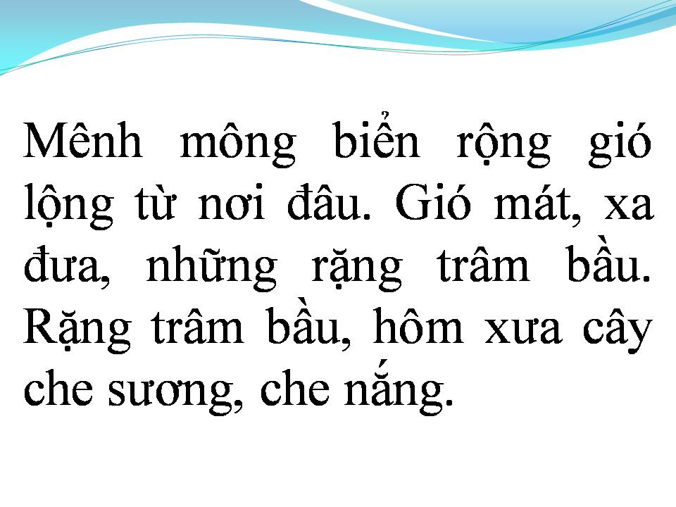 Lời bài hát RẶNG TRÂM BẦU
