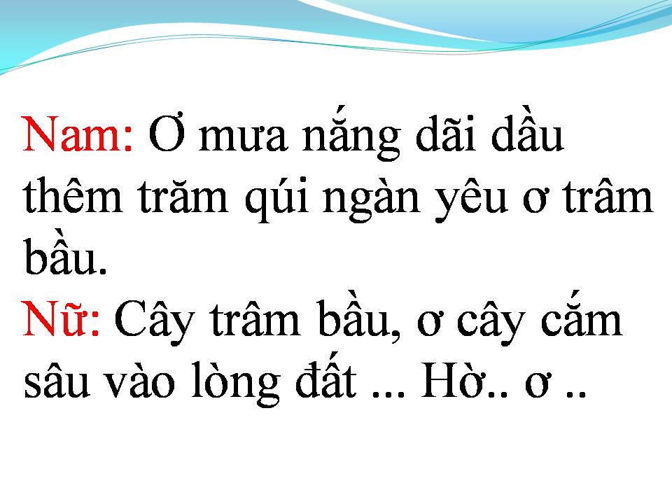 Lời bài hát RẶNG TRÂM BẦU