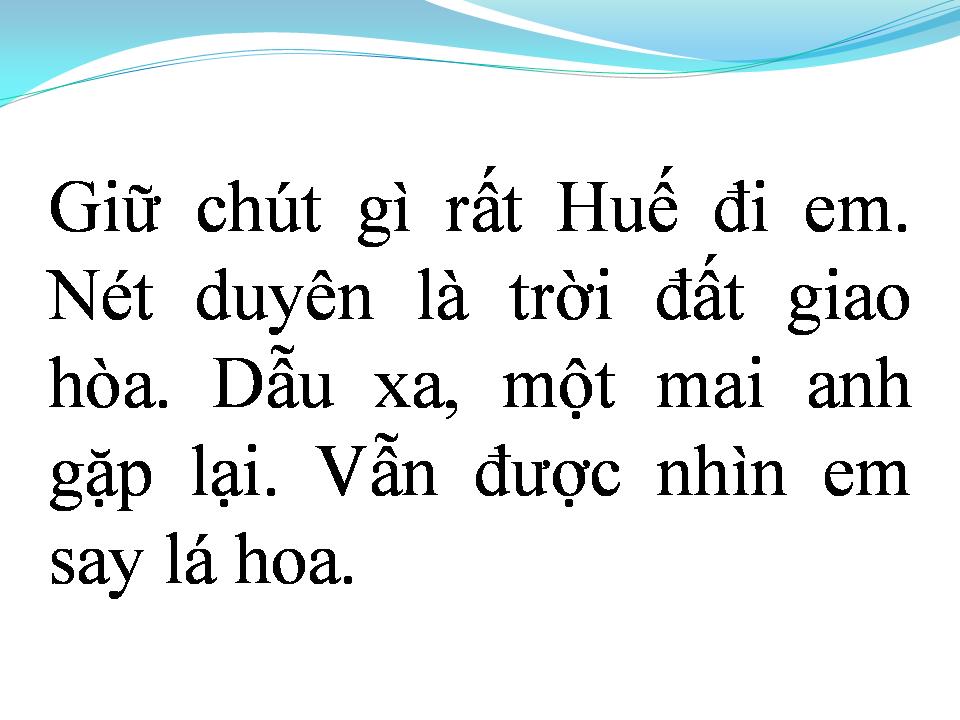 Lời bài hát RẤT HUẾ