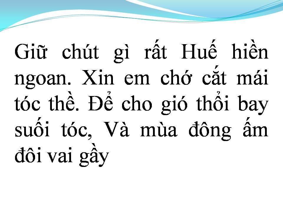 Lời bài hát RẤT HUẾ
