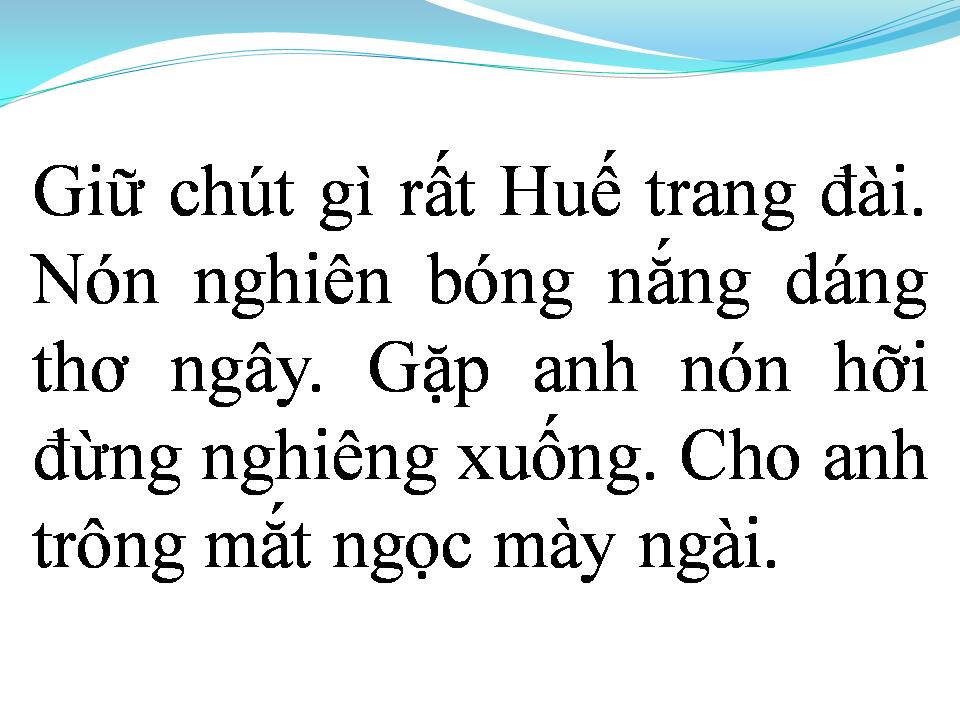 Lời bài hát RẤT HUẾ