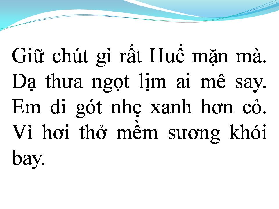Lời bài hát RẤT HUẾ