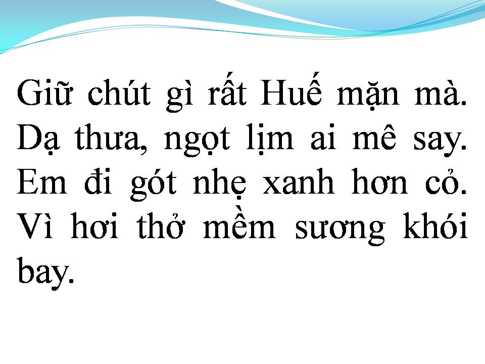 Lời bài hát RẤT HUẾ