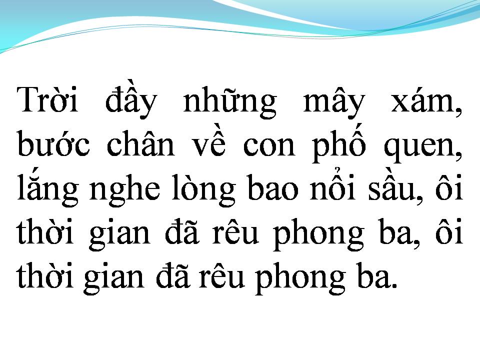 Lời bài hát RÊU PHONG
