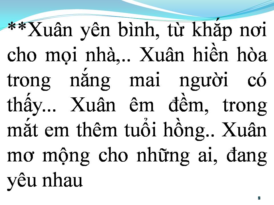 Lời bài hát ROCK XUÂN SANG