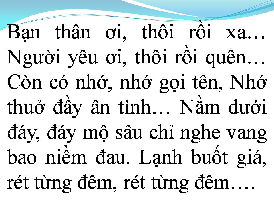 Lời bài hát RỒI CÓ MỘT NGÀY