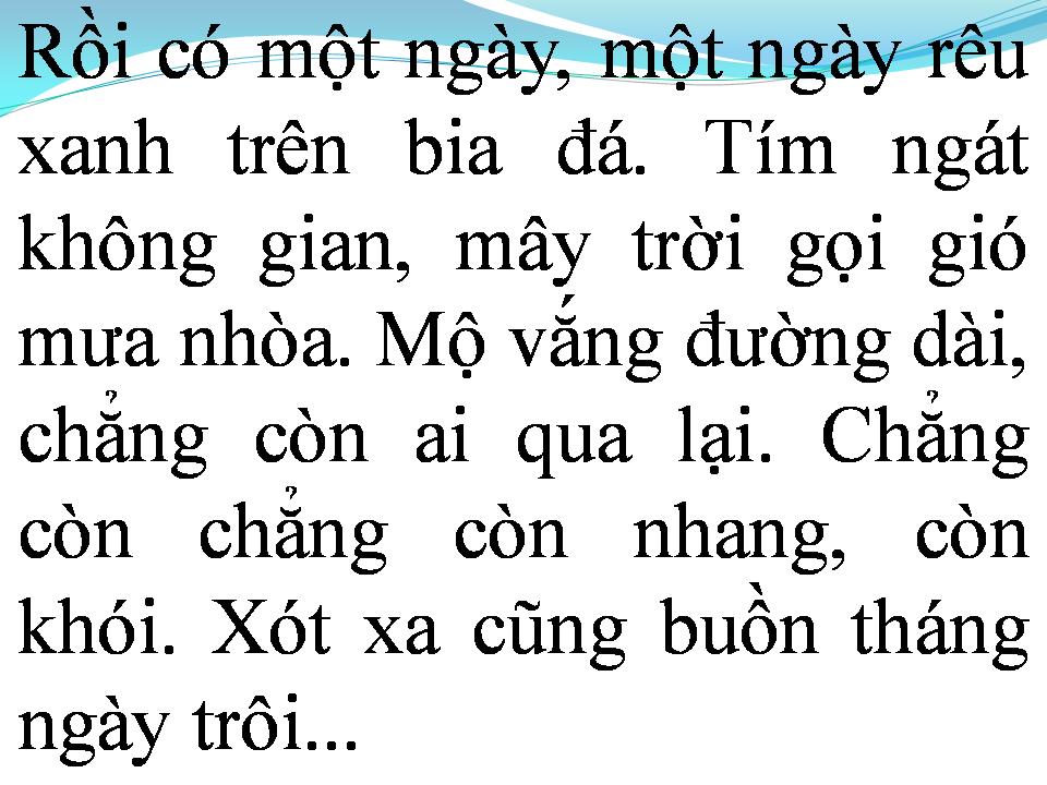 Lời bài hát RỒI CÓ MỘT NGÀY