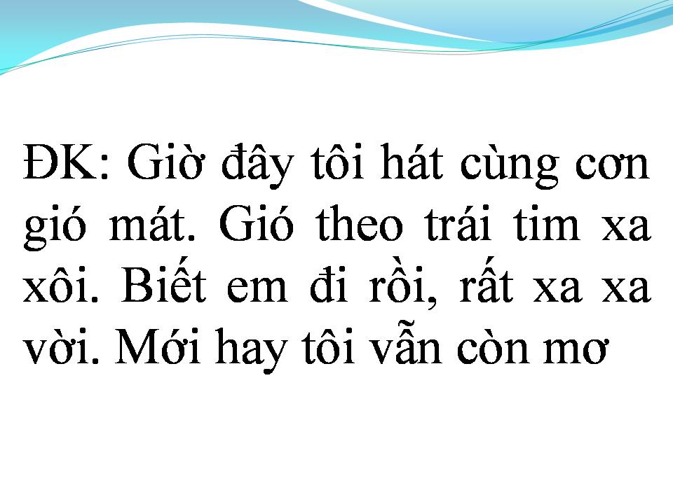 Lời bài hát RỒI MAI THỨC GIẤC