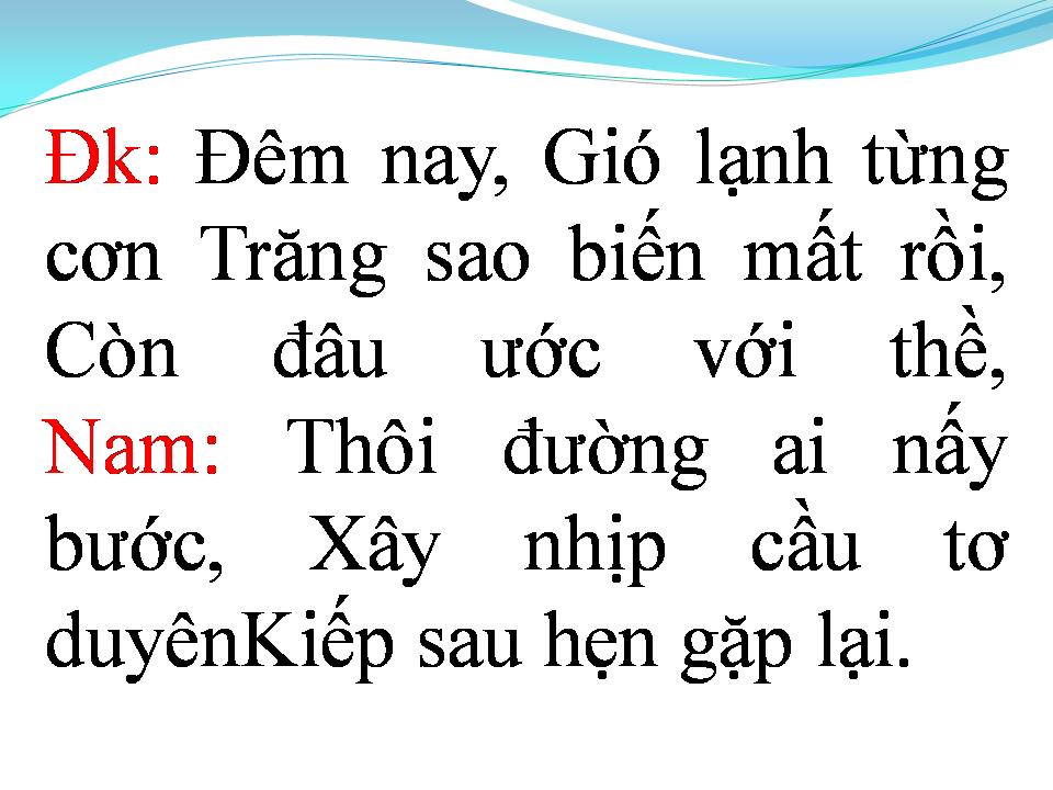 Lời bài hát RỒI NGÀY MAI XA NHAU
