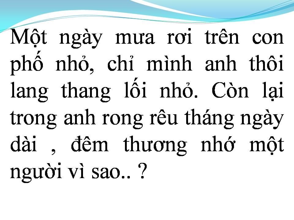 Lời bài hát RONG RÊU