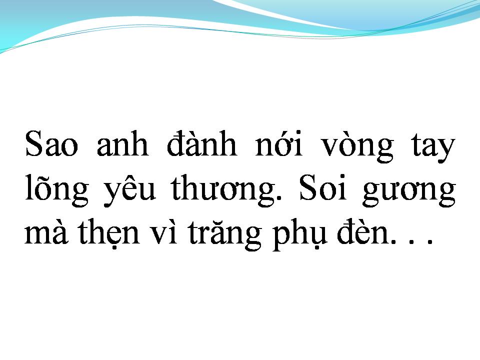 Lời bài hát RU CON THUYỀN MỘNG
