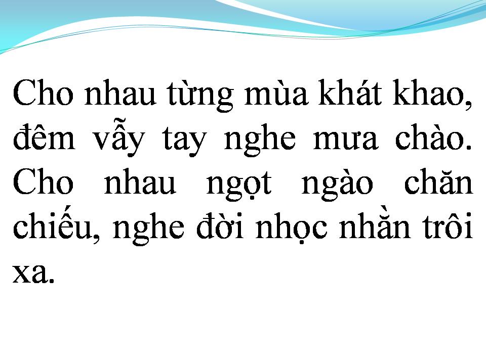 Lời bài hát RU ĐỜI CHỈ LÀ MƠ QUA
