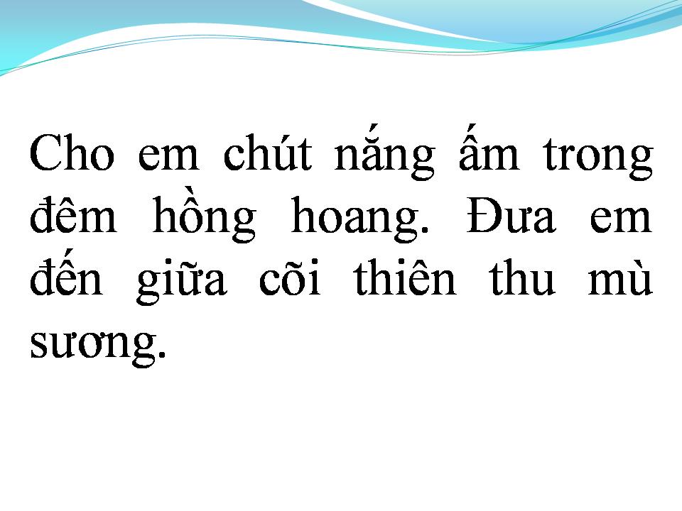 Lời bài hát RU ĐỜI CHỈ LÀ MƠ QUA
