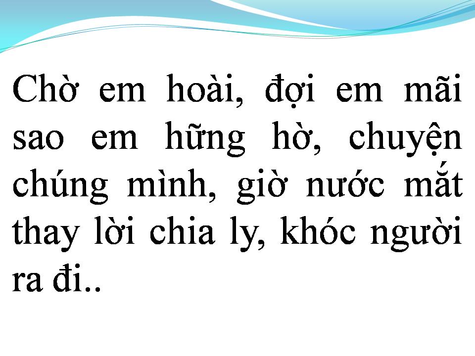 Lời bài hát RU NỬA VẦNG TRĂNG