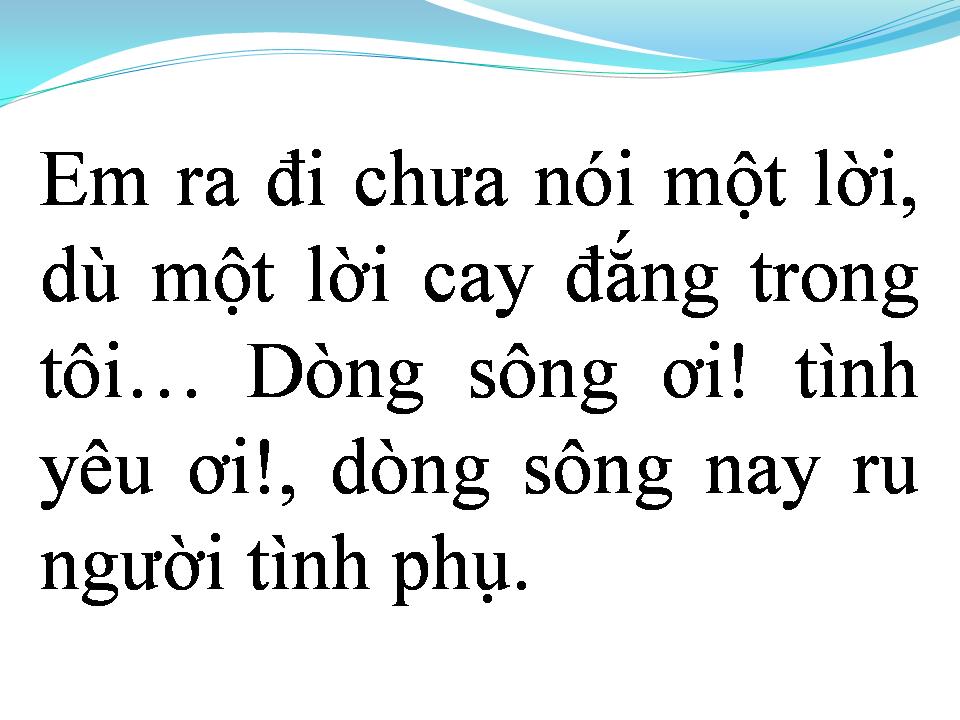 Lời bài hát RU NỬA VẦNG TRĂNG