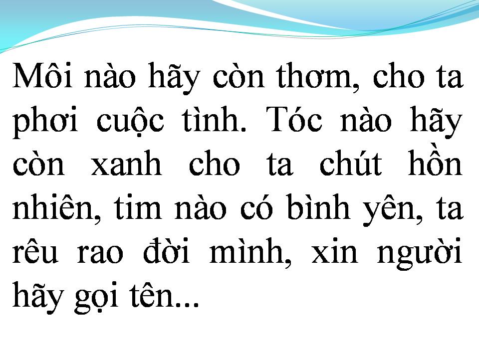 Lời bài hát RU TA NGẬM NGÙI