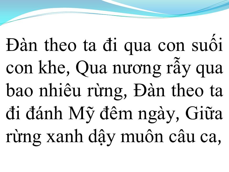 Lời bài hát RỪNG XANH VANG TIẾNG TA LƯ