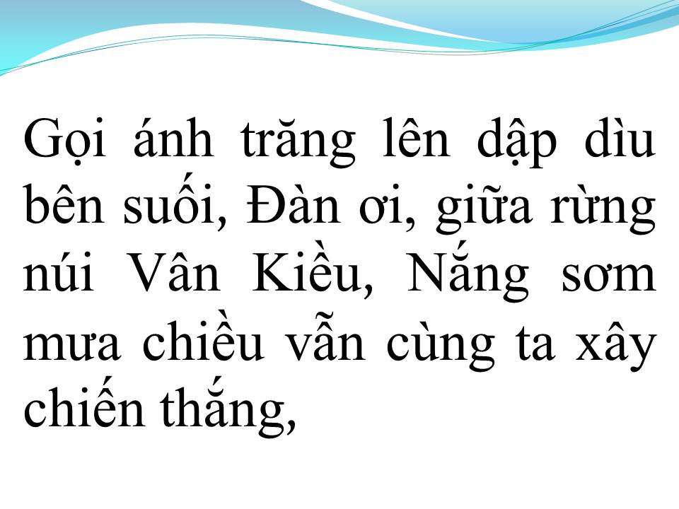 Lời bài hát RỪNG XANH VANG TIẾNG TA LƯ