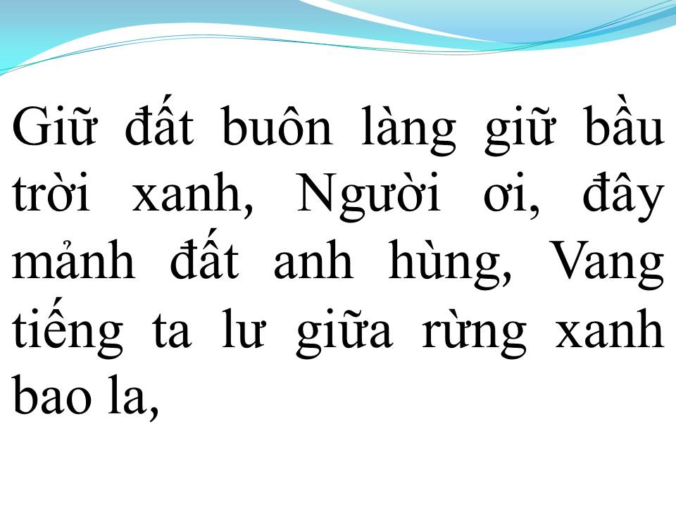 Lời bài hát RỪNG XANH VANG TIẾNG TA LƯ