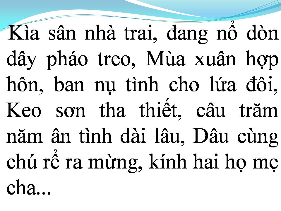 Lời bài hát RƯỚC DÂU TRÊN ĐƯỜNG QUÊ
