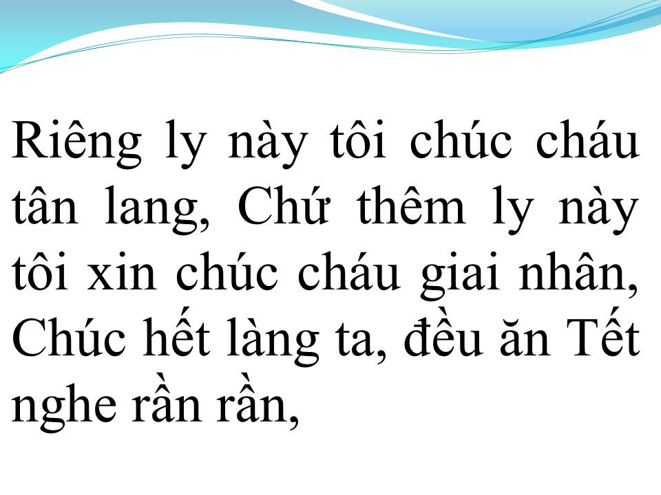 Lời bài hát RƯỢU CƯỚI NGÀY XUÂN