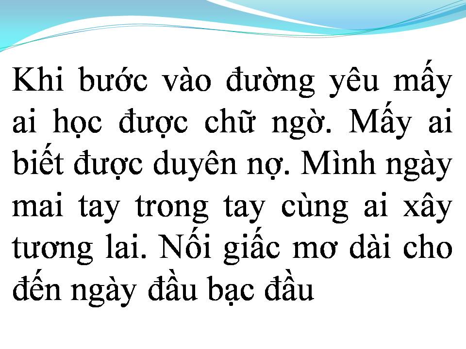 Lời bài hát ĐÂU NGỜ TÌNH DANG DỞ